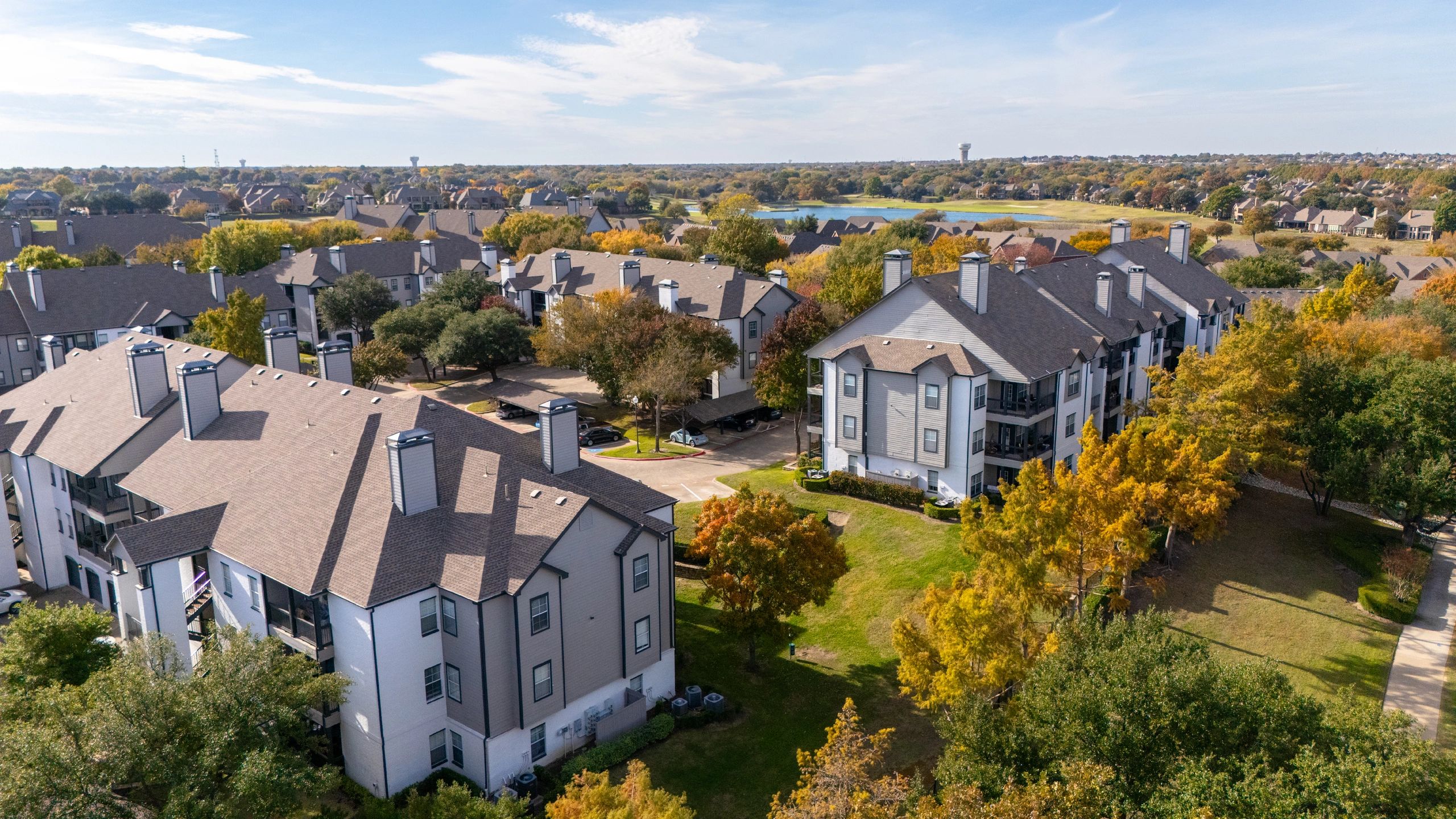 Aerial view of Villas at Stonebridge